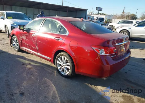 2010 Lexus Es 350 z USA, uszkodzony, nr VIN JTHBK1EGXA2360749